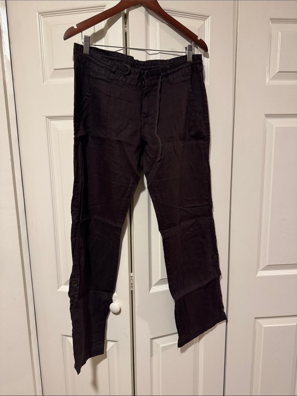 100% linen pants from Tommy bahama size 4 flax + gift pair - Picture 6 of 6